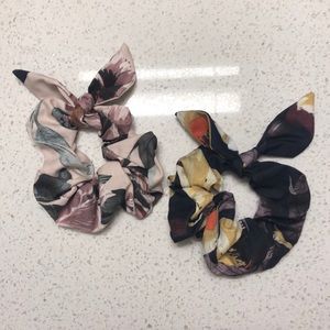 Anthropologie Removable Tie Scrunchies